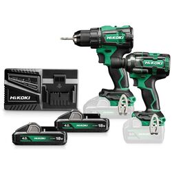 Set instrumente cu acumulator Hikoki KC18DEWLZ