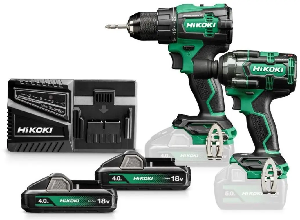 Set instrumente cu acumulator Hikoki KC18DEWLZ