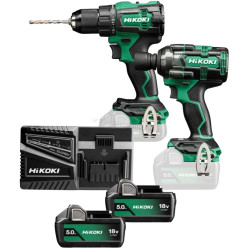 Set instrumente cu acumulator Hikoki KC18DEWMZ