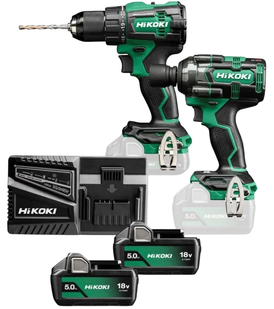 Set instrumente cu acumulator Hikoki KC18DEWMZ
