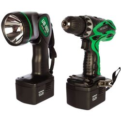 Set de instrumente cu acumulator Hitachi DS14DVF3-RA