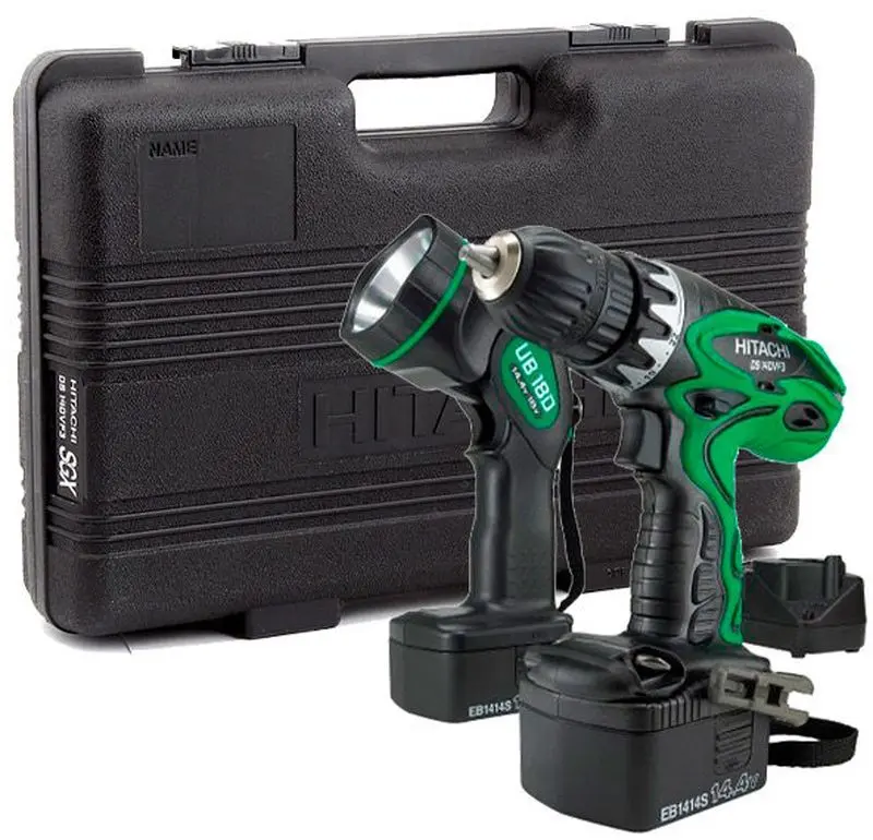 Set de instrumente cu acumulator Hitachi DS14DVF3-RA