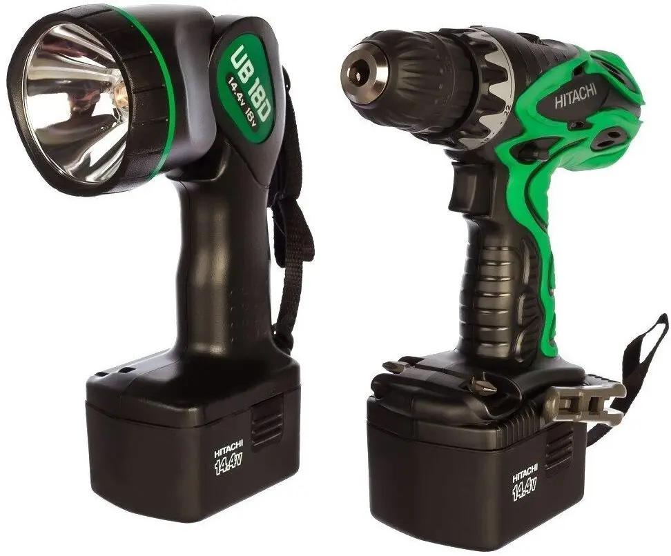 Set de instrumente cu acumulator Hitachi DS14DVF3-RA