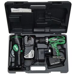 Набор аккумуляторных инструментов Hitachi DS14DVF3-TV Thumb