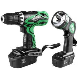 Set de instrumente cu acumulator Hitachi DS18DVF3-RB