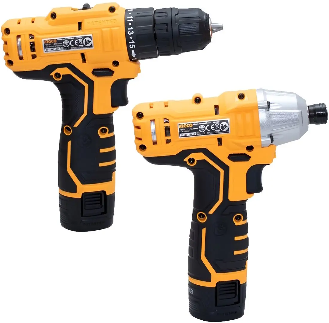 Set scule cu acumulator Ingco CKLI1201 - 2