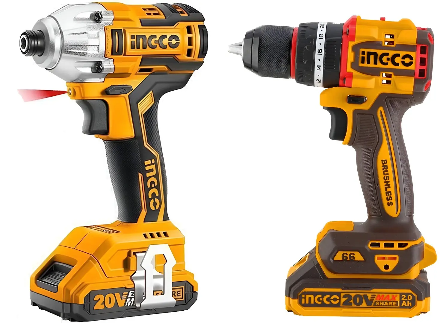 Set instrumente cu acumulato Ingco CKLI20277