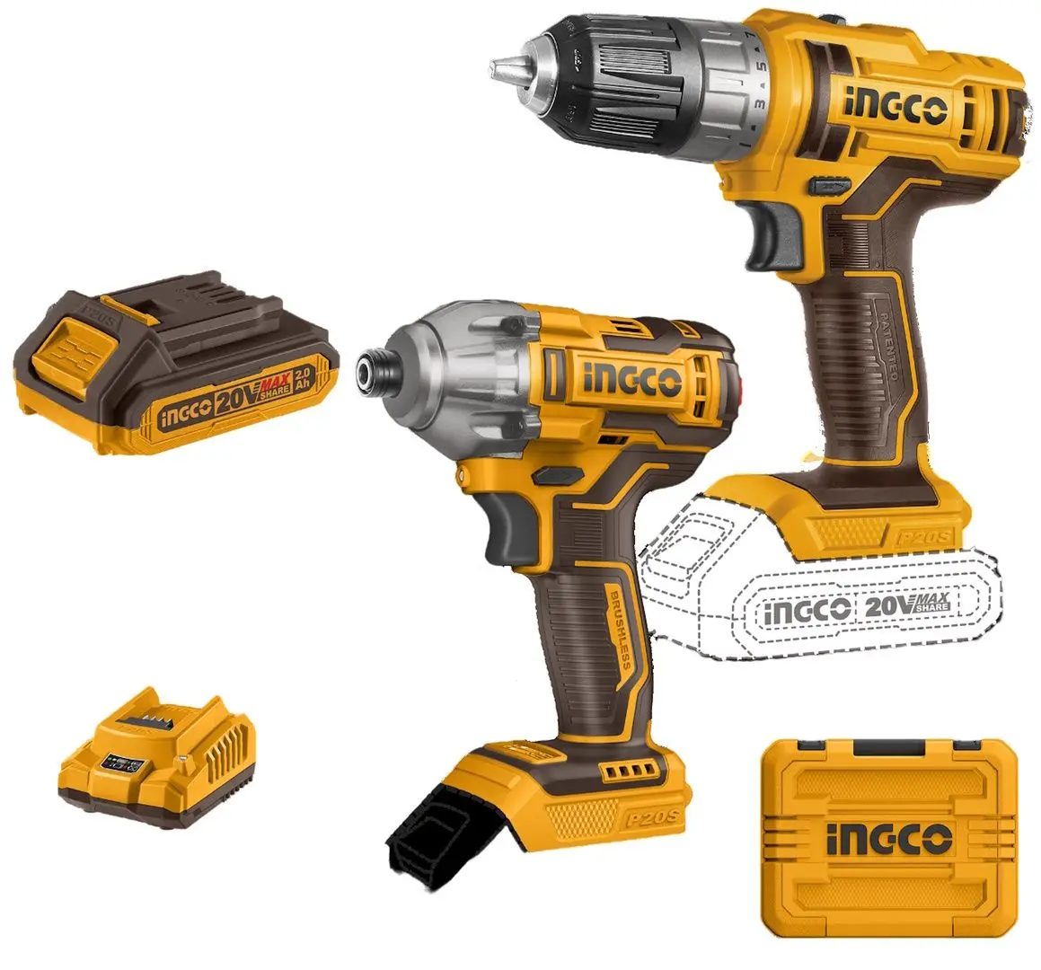 Set de instrumente cu acumulator Ingco COSLI230708