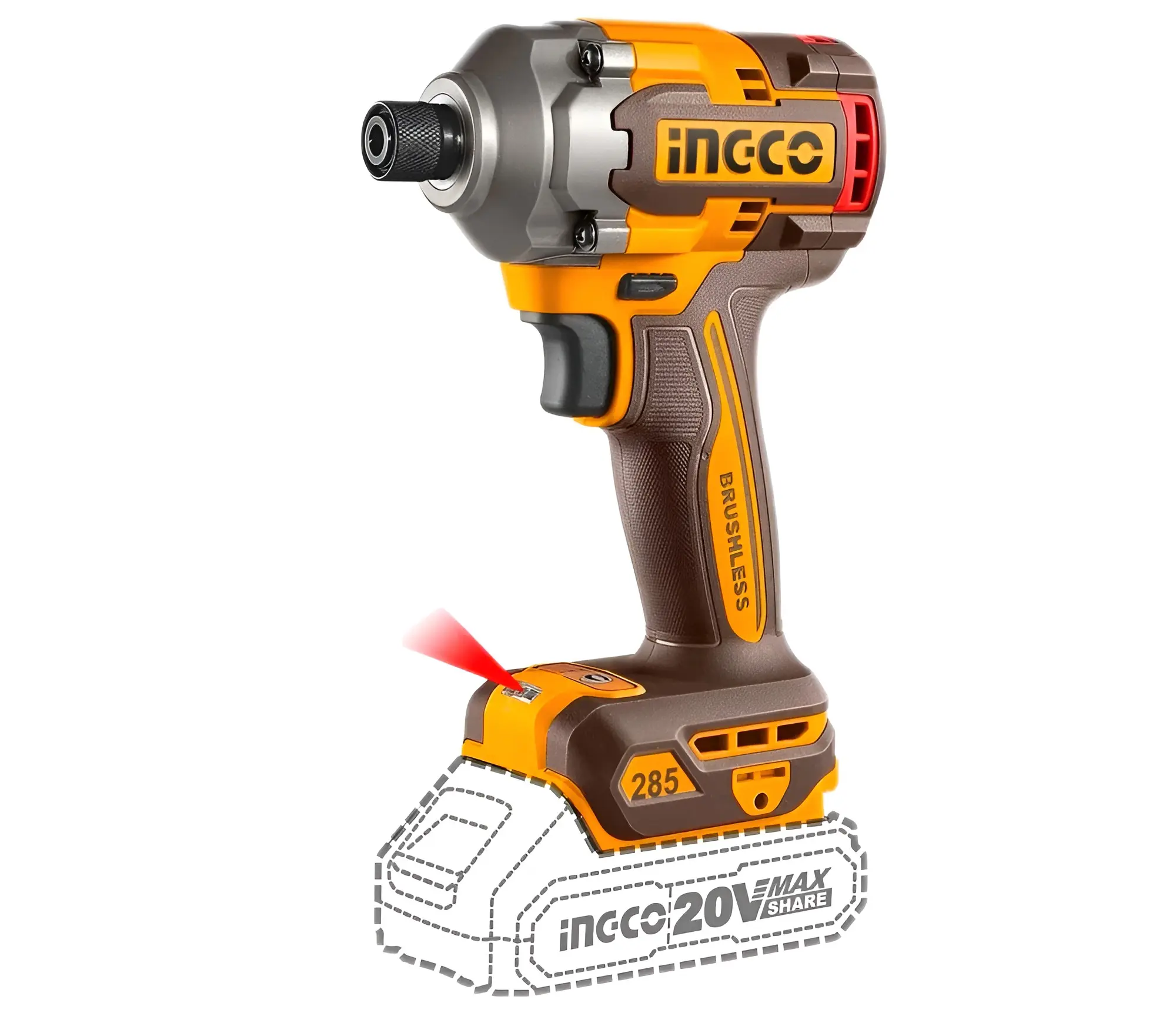 Set instrumente cu acumulator Ingco COSLI241297