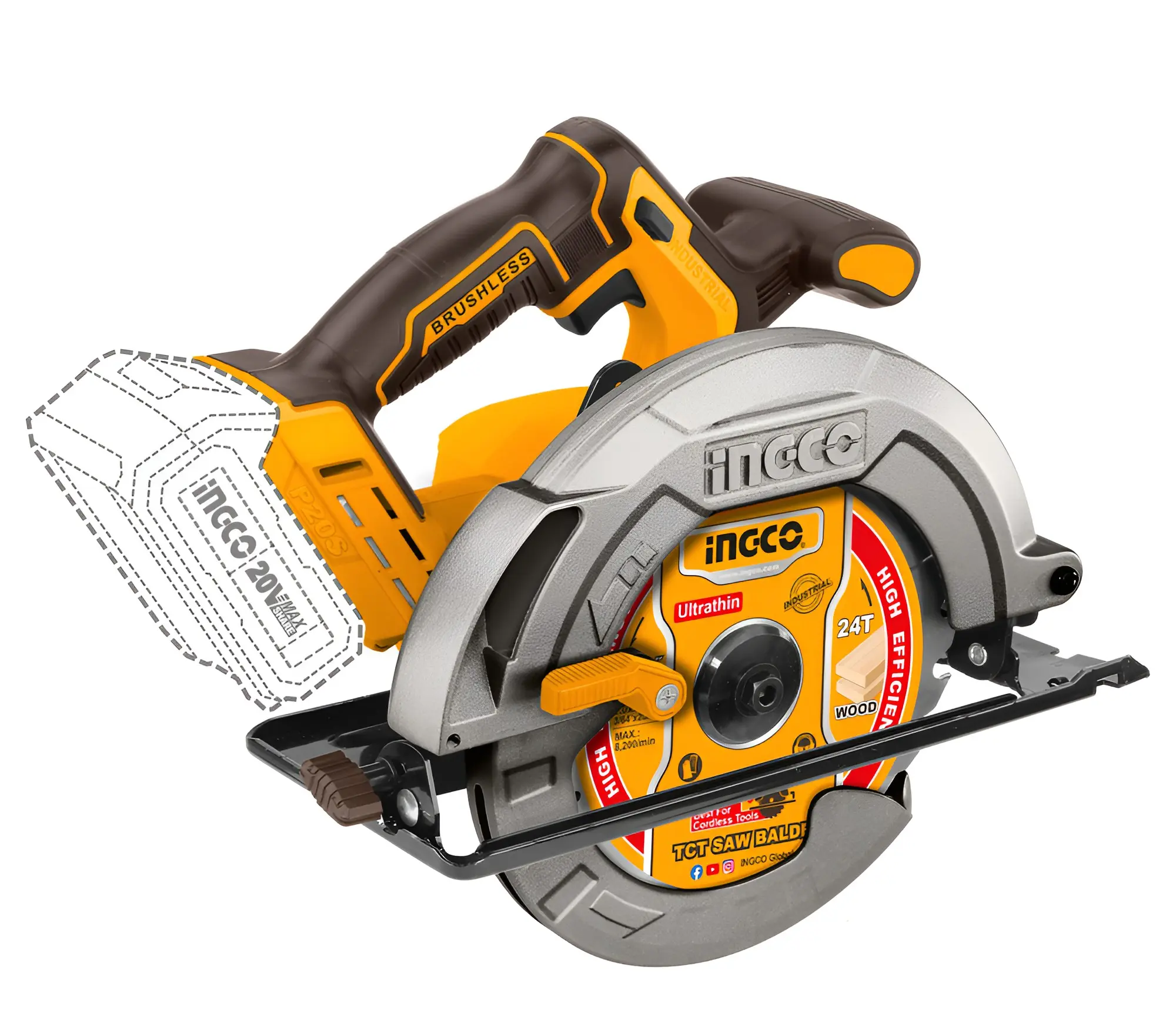 Set instrumente cu acumulator Ingco COSLI241297