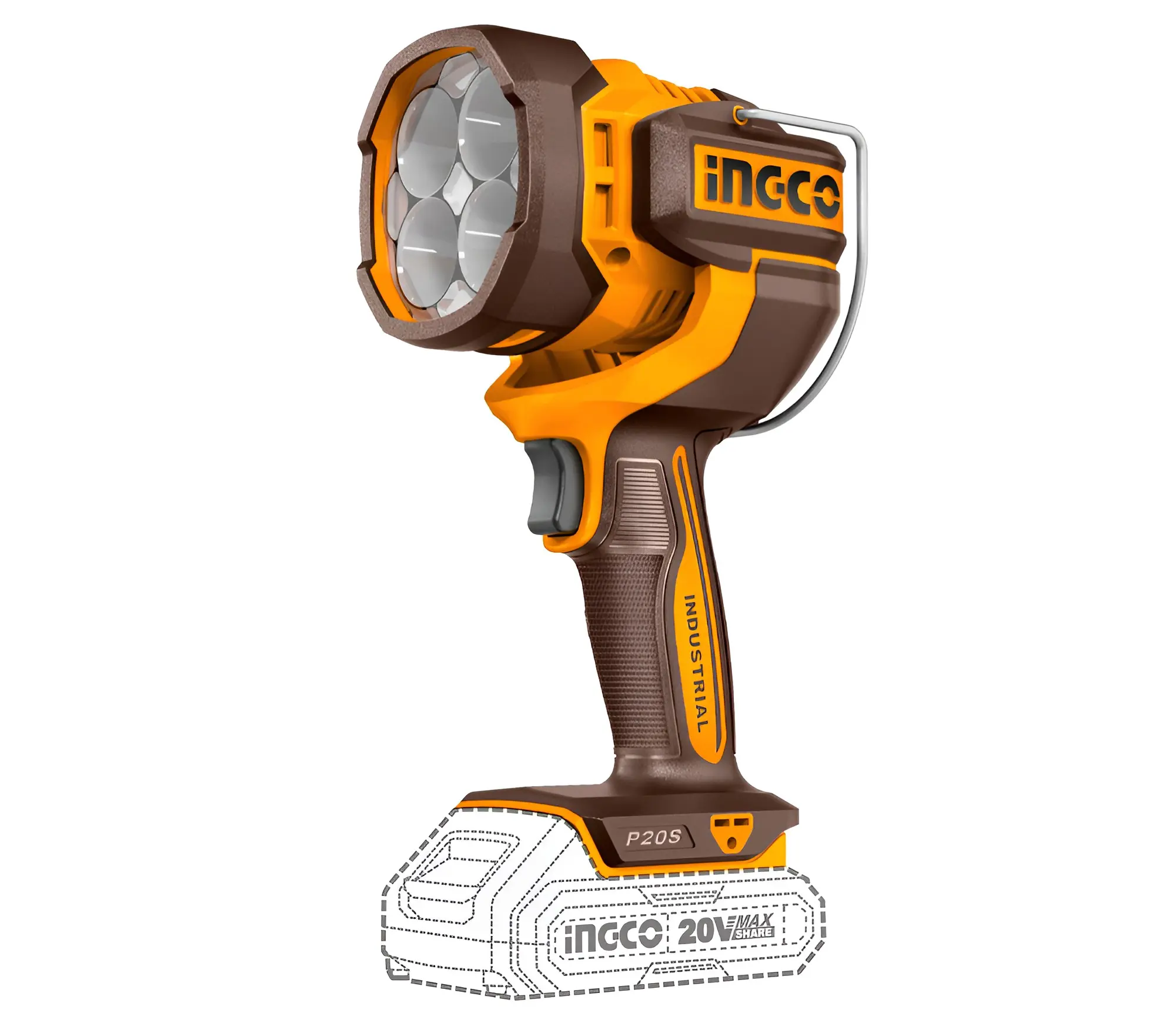 Set instrumente cu acumulator Ingco COSLI241297