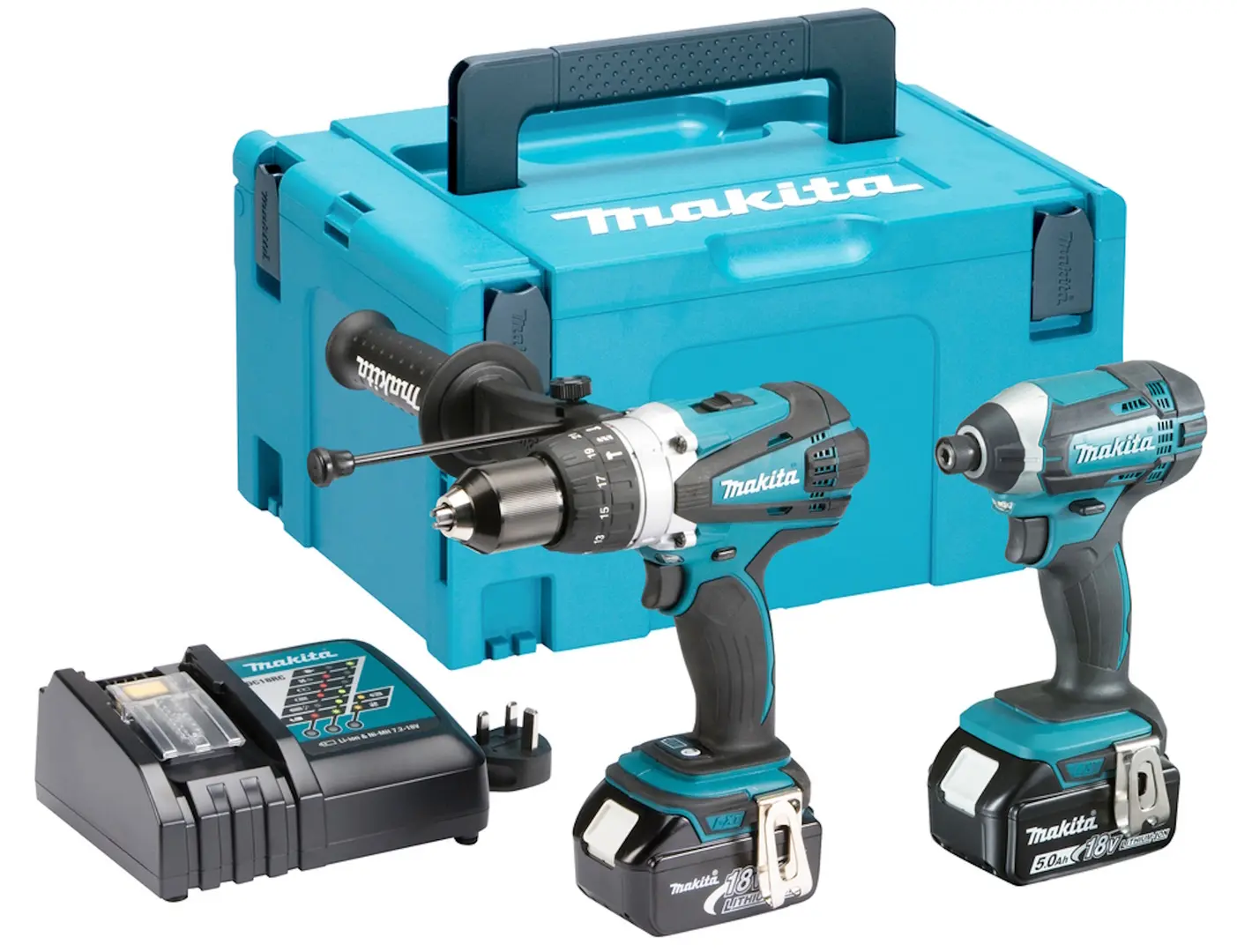 Набор аккумуляторных инструментов Makita Combo Kit LXT DLX2145TJ