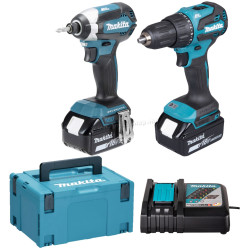 Set instrumente cu acumulator Makita DLX2537TJ