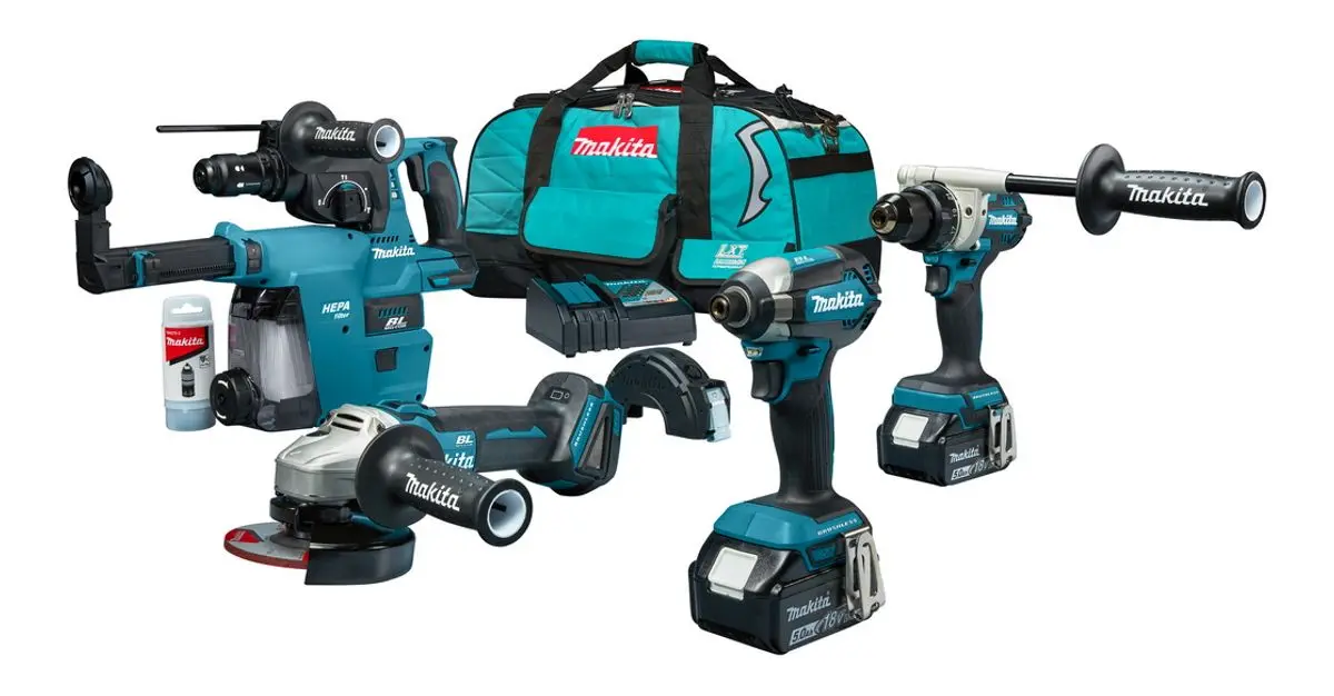 Набор аккумуляторных инструментов Makita DLX4155TX1