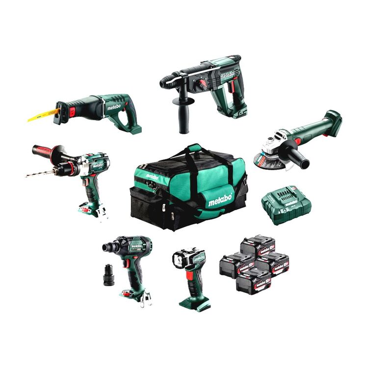 Mintabo Instrument Набор аккумуляторных инструментов Metabo Combo Set 6.1 18V 4x4.0Ah ...