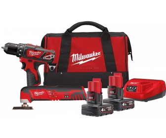 Набор аккумуляторных инструментов Milwaukee M12 BPP2D-402B