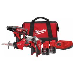 Set de instrumente cu acumulator Milwaukee M12 BPP4A-202B