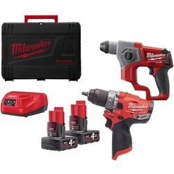 Set scule cu acumulator Milwaukee M12 Fuel FPP2B-402X