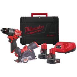 Set instrumente cu acumulator Milwaukee M12 Fuel FPP2G2-402X