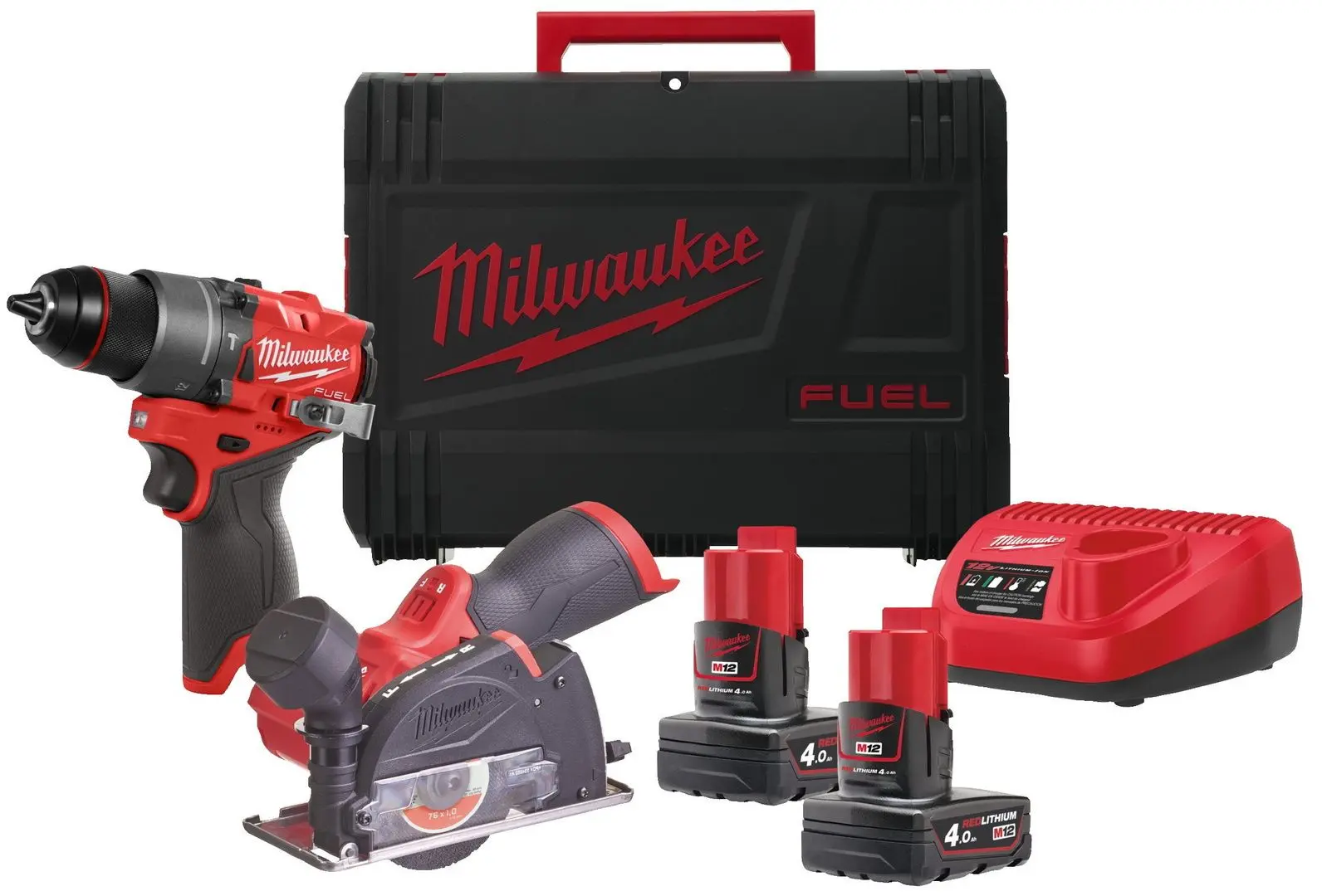 Set instrumente cu acumulator Milwaukee M12 Fuel FPP2G2-402X