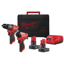 Set instrumente cu acumulator Milwaukee M12FPP2A2-602X Set
