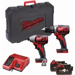 Set de instrumente cu acumulator Milwaukee M18 BPP2D-402C