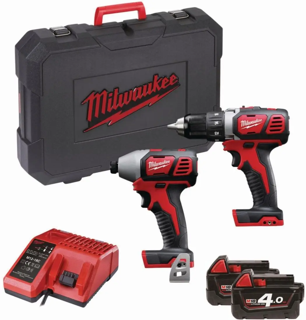 Набор аккумуляторных инструментов Milwaukee M18 BPP2D-402C