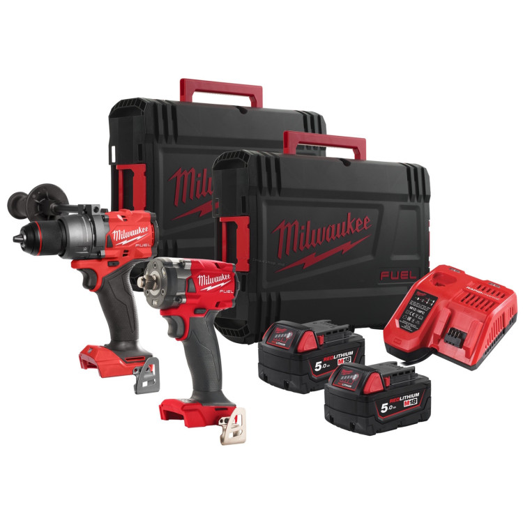 Set instrumente cu acumulator Milwaukee M18 FPP2B3-502X (4933492521)