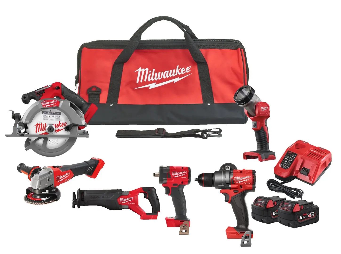 Набор аккумуляторных инструментов Milwaukee M18 FPP6H3-502B (4933498659)