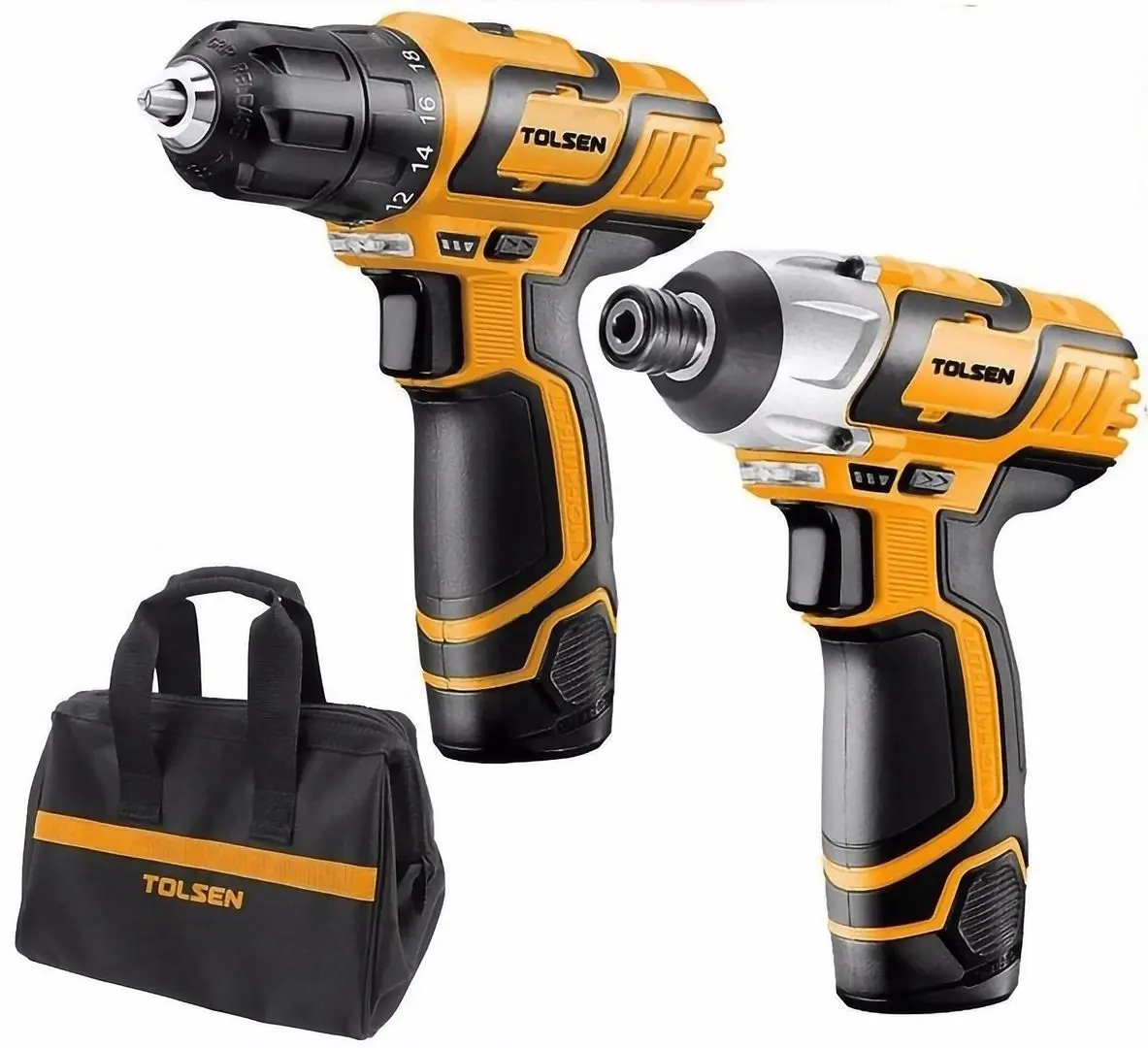 Set scule cu acumulator Tolsen 79038