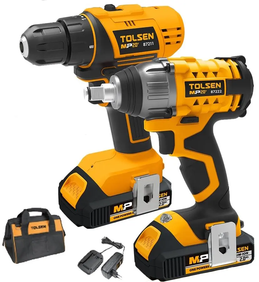 Set scule cu acumulator Tolsen 87240