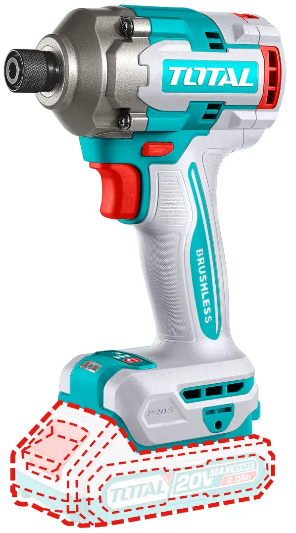 Set instrumente cu acumulator Total TCKLI20272