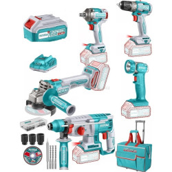 Set instrumente cu acumulator Total TCKLI20592