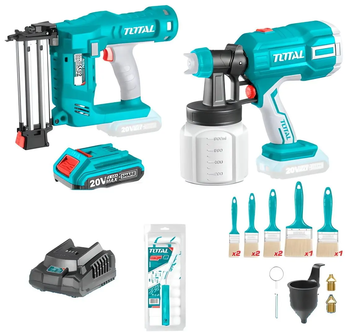 Set scule cu acumulator Total TOSLI23054E