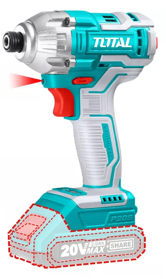 Set instrumente cu acumulator Total TOSLI230708