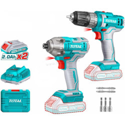 Set instrumente cu acumulator Total TOSLI230708