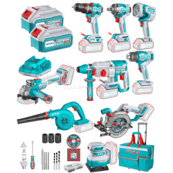 Set scule cu acumualator Total TOSLI250381