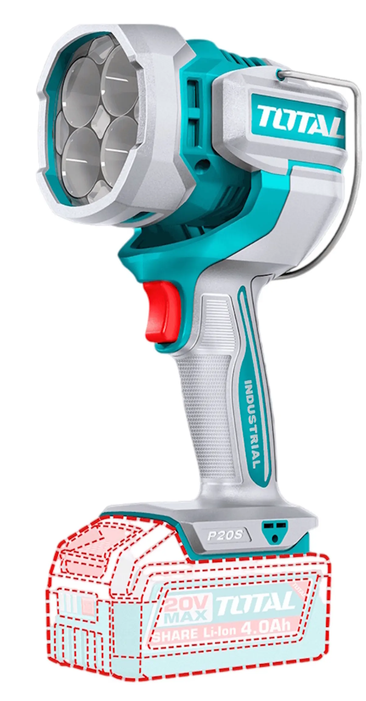 Set instrumente cu acumulator Total TOSLI251082 - 2