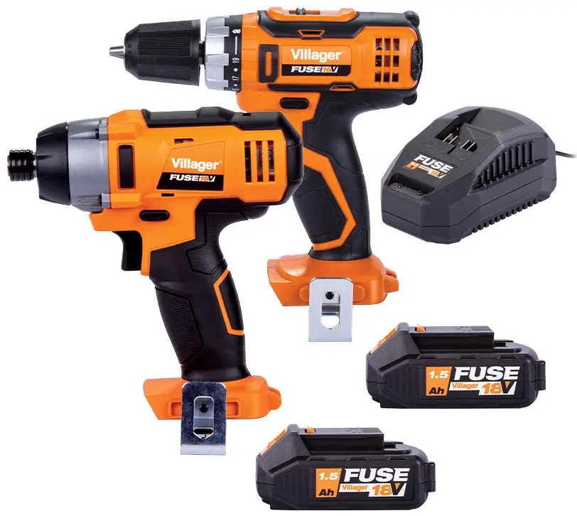 Set scule cu acumulator Villager VLN 3220+VLN 3420