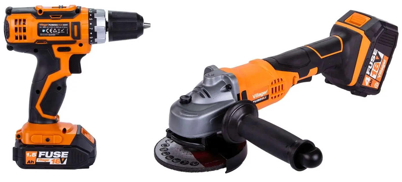 Set scule cu acumulator Villager VLN 4320 + VLN 3220