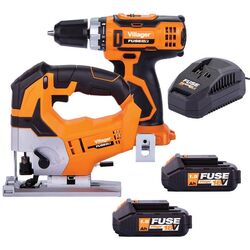 Set de instrumente cu acumulator Villager VLN 3220 + VLN 1120