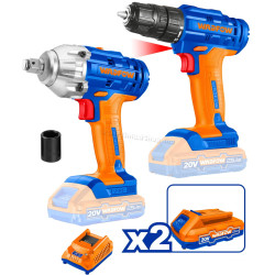 Set de instrumente cu acumulator Wadfow WCK2017