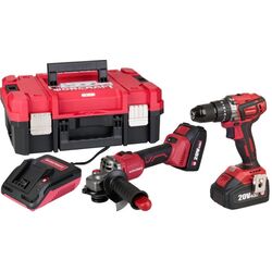 Set instrumente cu acumulator Worcraft XCUBE001 CHD-S20LiBA + CAG-S20LiBS-125 mm