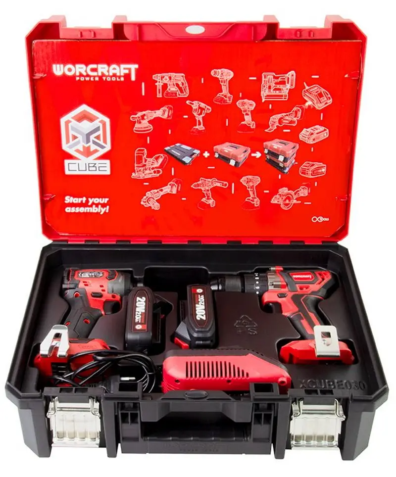 Set de instrumente Worcraft XCUBE030 ShareSYS