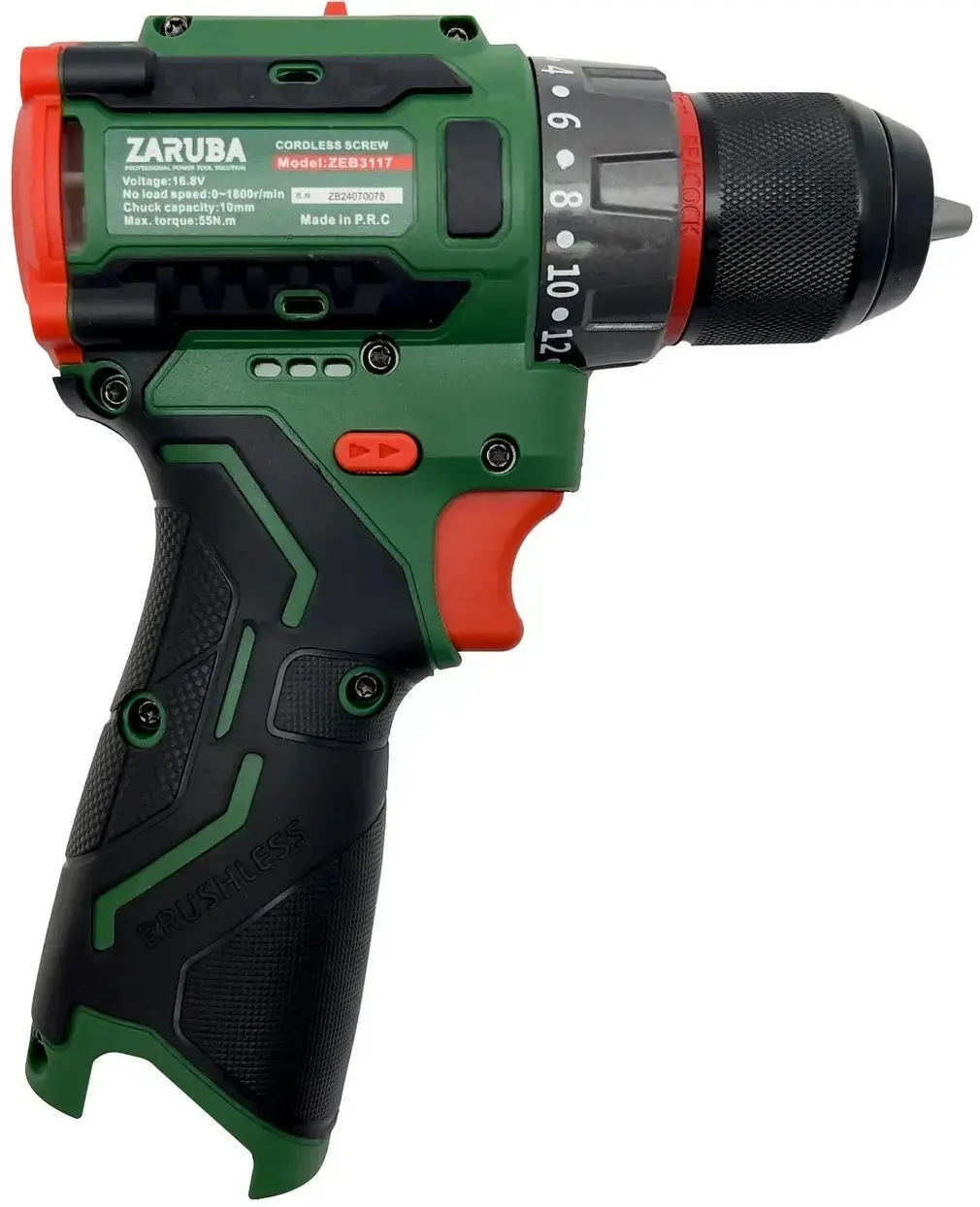 Set de instrumente Zaruba ZB1031 (Green/Black)