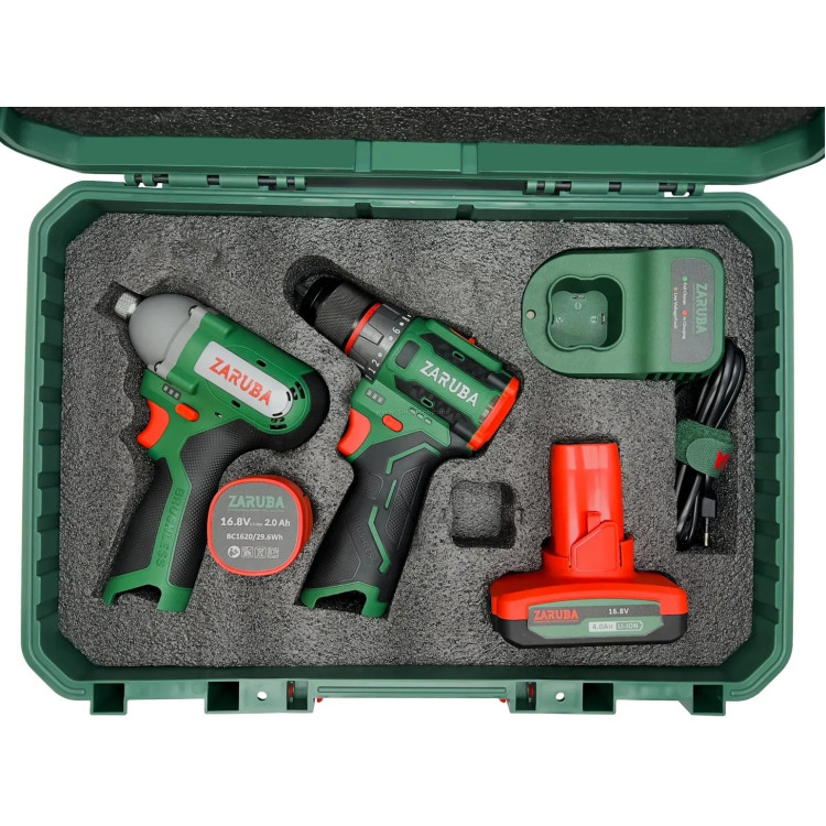 Набор инструментов Zaruba ZB1031 (Green/Black)