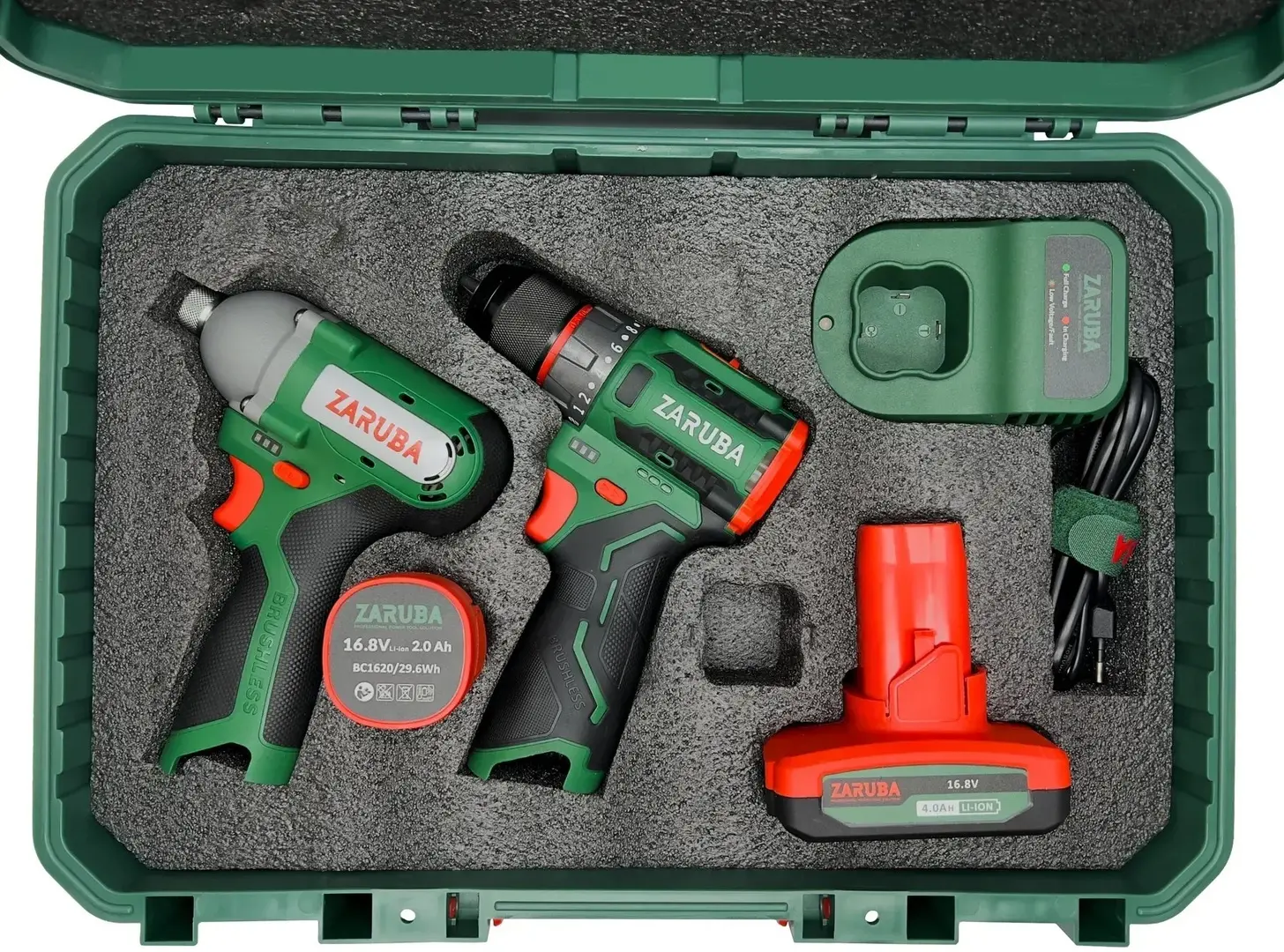 Set de instrumente Zaruba ZB1031 (Green/Black)