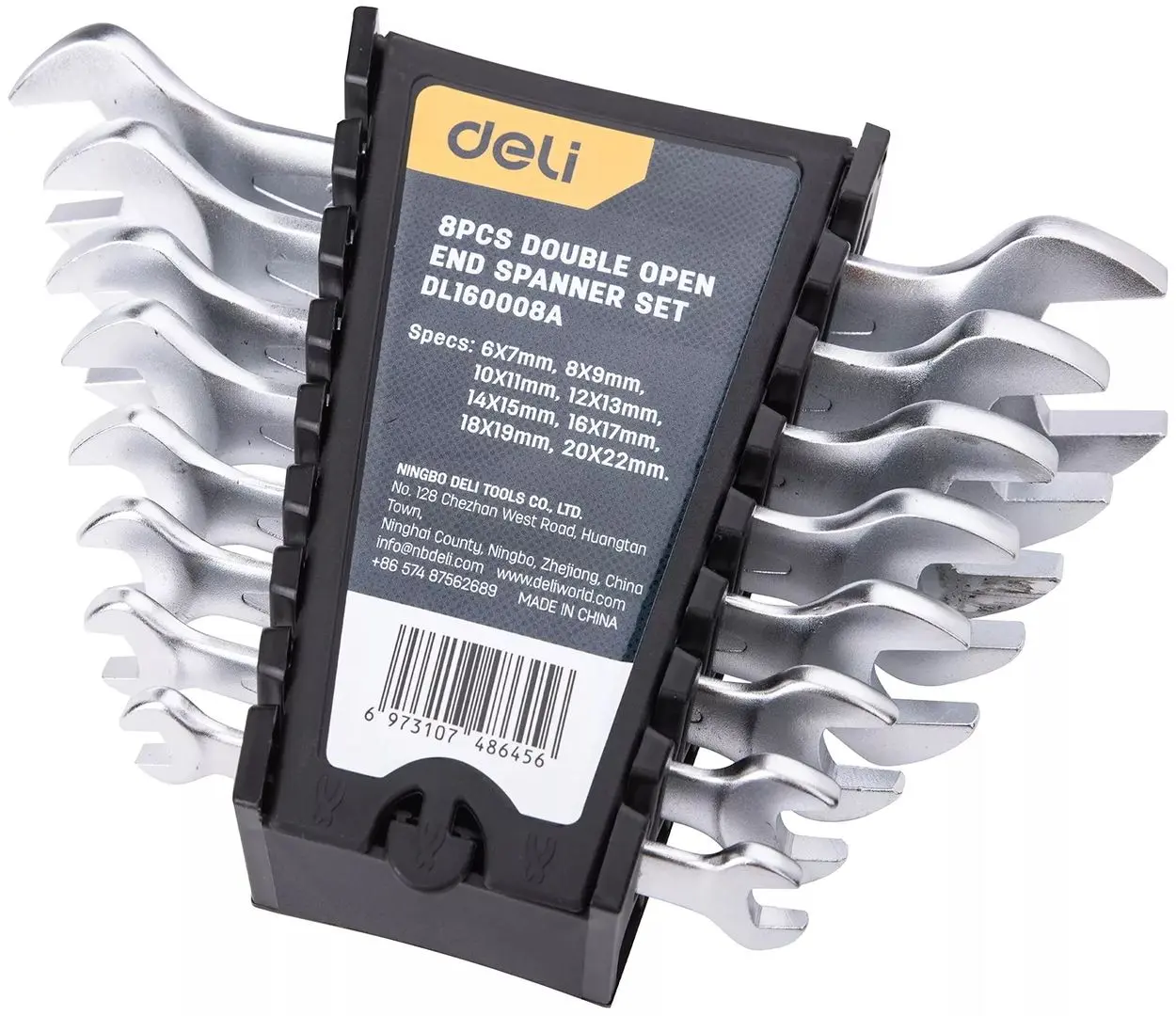 Набор ключей Deli Tools EDL160008A