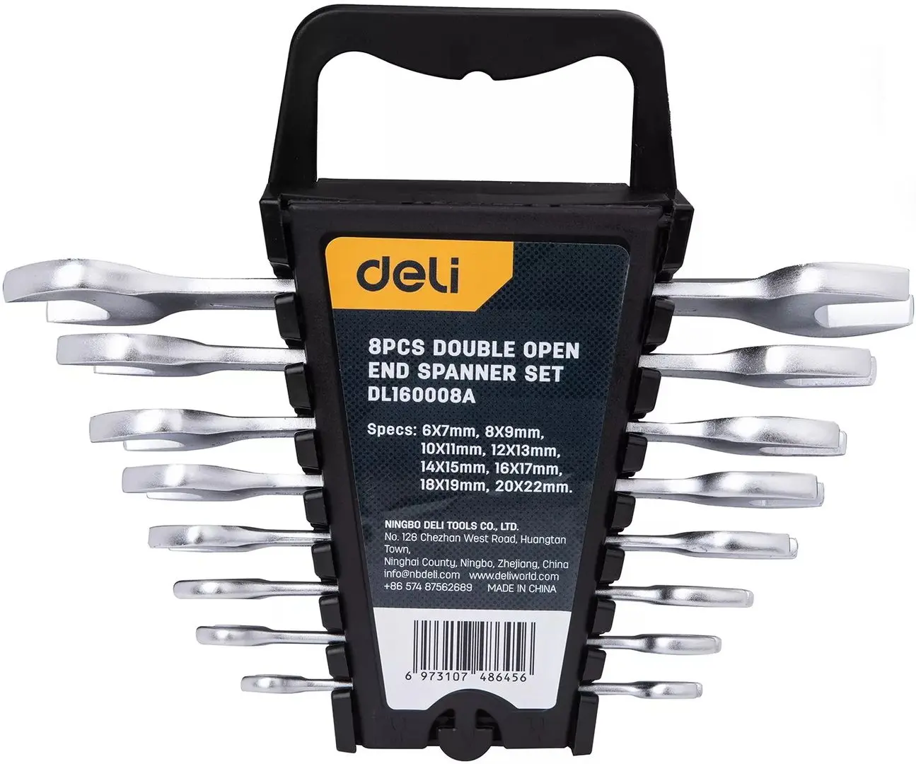 Набор ключей Deli Tools EDL160008A