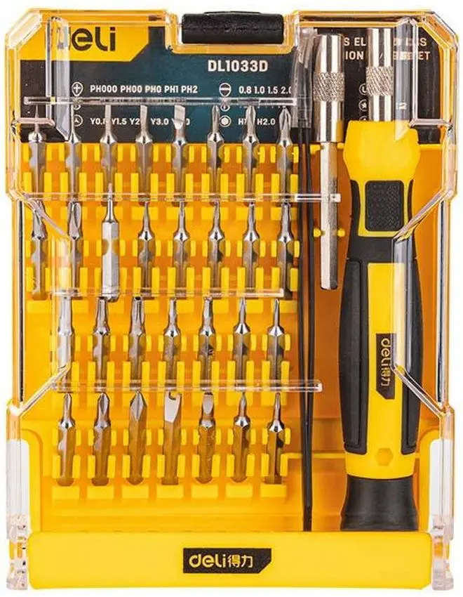 Set surubelnita + biti Deli Tools DL1033D